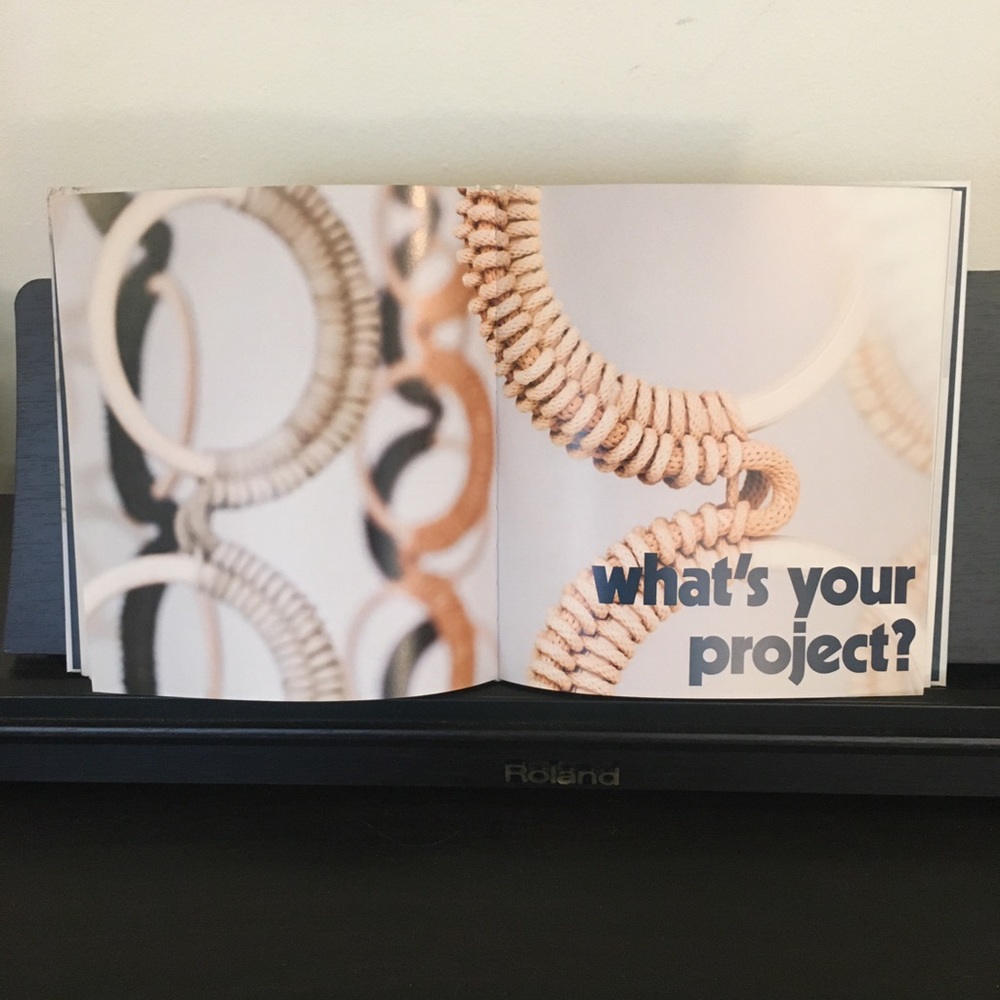 Macrame book “The Year of the Knots” by Windy Chen